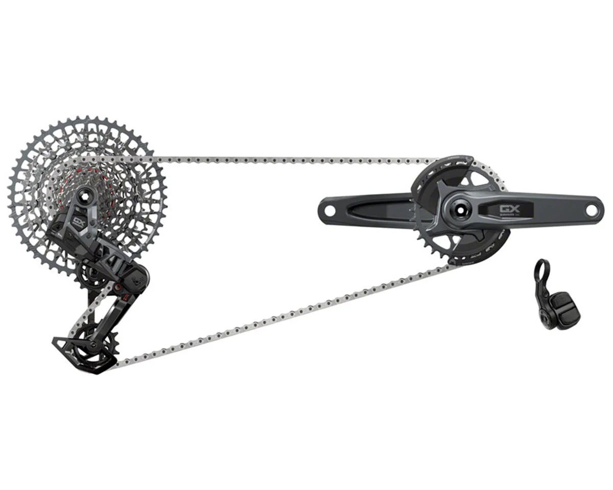 SRAM GX Eagle T-Type Transmission AXS Groupset (Black/Silver) (12 Speed) (170mm) (32T) (UDH)